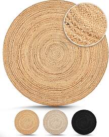Teppich CARPETFINE "Nele Juteteppich