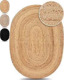 Teppich CARPETFINE "Nele Juteteppich