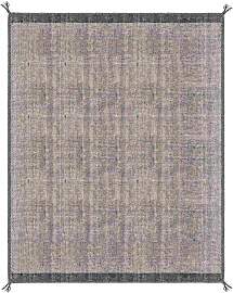 Teppich Chathu aus Baumwolle und Wolle, modern,