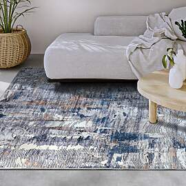Teppich ELLE DECORATION "Malard", blau