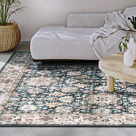 Teppich ELLE DECORATION "Saveh", blau,