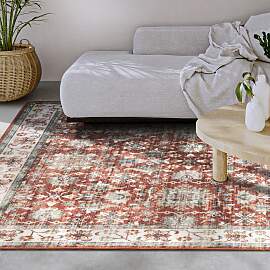 Teppich ELLE DECORATION "Saveh", rot,