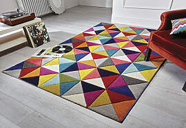 Teppich FLAIR RUGS "SAMBA", bunt,
