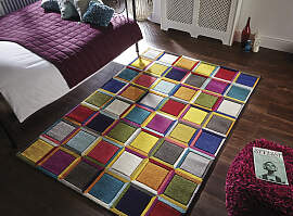 Teppich FLAIR RUGS "WALTZ", bunt,