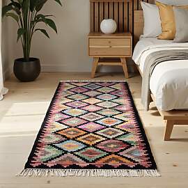 Teppich HANSE HOME "Kelim Zara", schwarz 