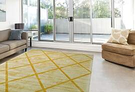 Teppich KAYOOM "Luxury 210" Gr. 4, gelb, 