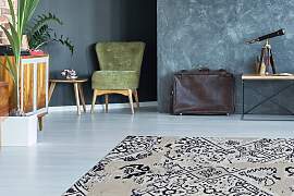 Teppich KAYOOM "River 120", schwarz