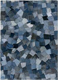 Teppich KAYOOM "Urban Denim 490", blau,