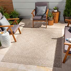 Teppich LIVABLISS "KURA", beige, B:200cm 