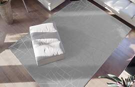 Teppich ME GUSTA "Bijou 125", grau