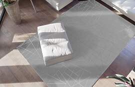 Teppich ME GUSTA "Bijou 125", grau