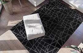Teppich ME GUSTA "Bijou 125", silber