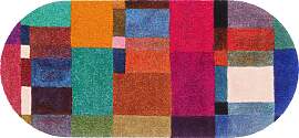 Teppich "Mosaique", bunt, B:70cm H:9mm