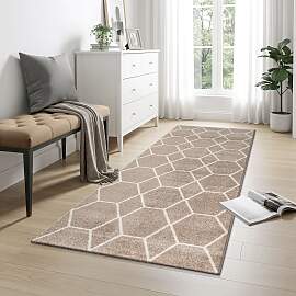 Teppich SANAT "Trellis", beige, B:80cm