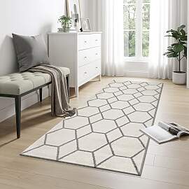 Teppich SANAT "Trellis", creme, B:80cm