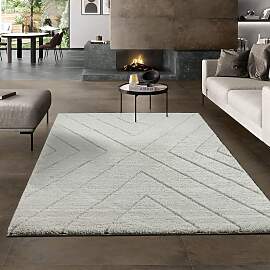 Teppich THE CARPET "Bahar Shaggy", beige 