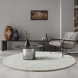 Teppich THE CARPET "Bahar Shaggy", beige 