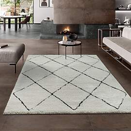 Teppich THE CARPET "Bahar Shaggy", beige 