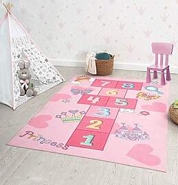 Teppich THE CARPET "Happy Life", pink,