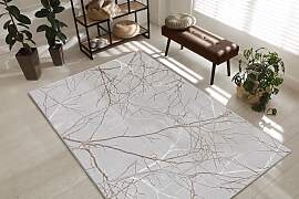 Teppich THE CARPET "Mila", grau, H:8mm