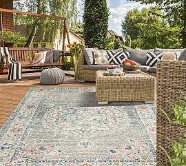 Teppich THE CARPET "Palma Orient", grau, 