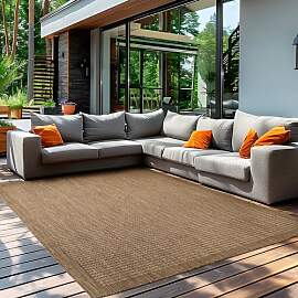 Teppium Modern Outdoor Teppich Wetterfest 60 x 100 