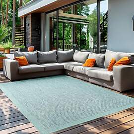Teppium Modern Outdoor Teppich Wetterfest 80 x 250 