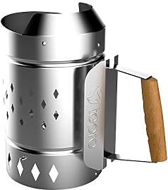 tepro Anzünd Kamin XL Stahl verzinkt Kohle