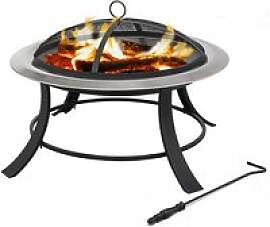 tepro Feuerschale Silver City schwarz