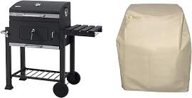 Tepro Grillwagen Toronto Click Holzkohlegrill,