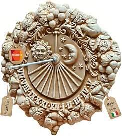 Teramico Deko Sonnenuhr Meridiana aus