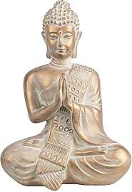 TERESA'S Collections Betende Buddha-Statue,