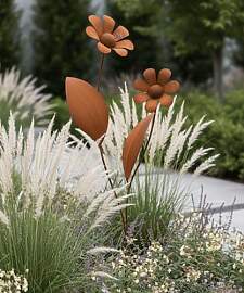 Terma Gartenfiguren XXL Rostfiguren Gartendeko (3D 