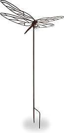 Terma Gartenstecker Libelle XXL – Rostfigur für 