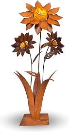 Terma Rost 3D Sonnenblume XXL Gartendeko rost