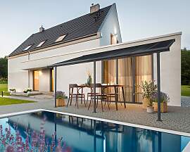 Terrassendach PALRAM - CANOPIA "Capri Alu