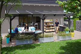 Terrassendach SKANHOLZ "Bormio",
