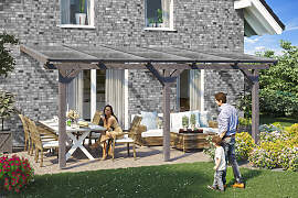 Terrassendach SKANHOLZ "Bormio",