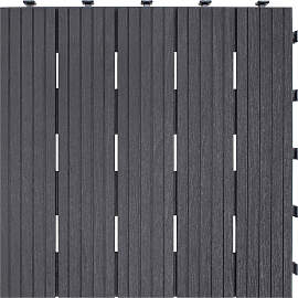 Terrassenfliese Steel Grey 30X30Cm 6-Er Set,