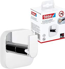 tesa ELEGAANT Handtuchhaken, verchromt - Bad-Haken 