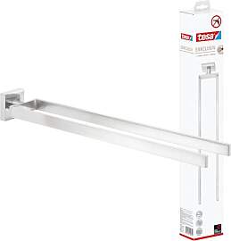 tesa EXXCLUSIV Bad Handtuchhalter, 2-armig,