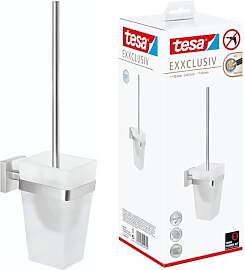 tesa EXXCLUSIV Toilettenbürsten-Set, verchromt,