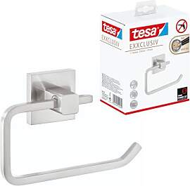 tesa EXXCLUSIV Toilettenpapierhalter ohne Deckel,