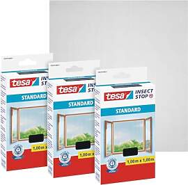 tesa Insect Stop Klett Fliegengitter für Fenster