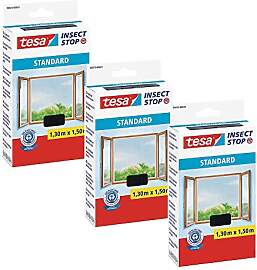 tesa Insect Stop Klett Fliegengitter für Fenster