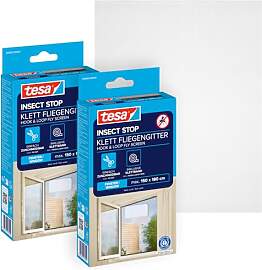 tesa Insect Stop Klett Fliegengitter für Fenster