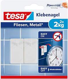 tesa Klebenagel Fliesen&Metall, 2er Set -