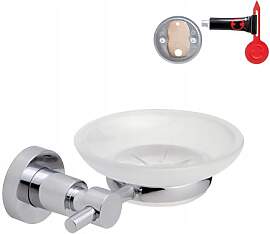 tesa LOXX Seifenschale mit Wandhalterung,