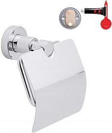 tesa LOXX Toilettenpapierhalter mit Deckel,