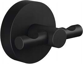 tesa MOON BLACK Bademantelhaken, matt schwarz -